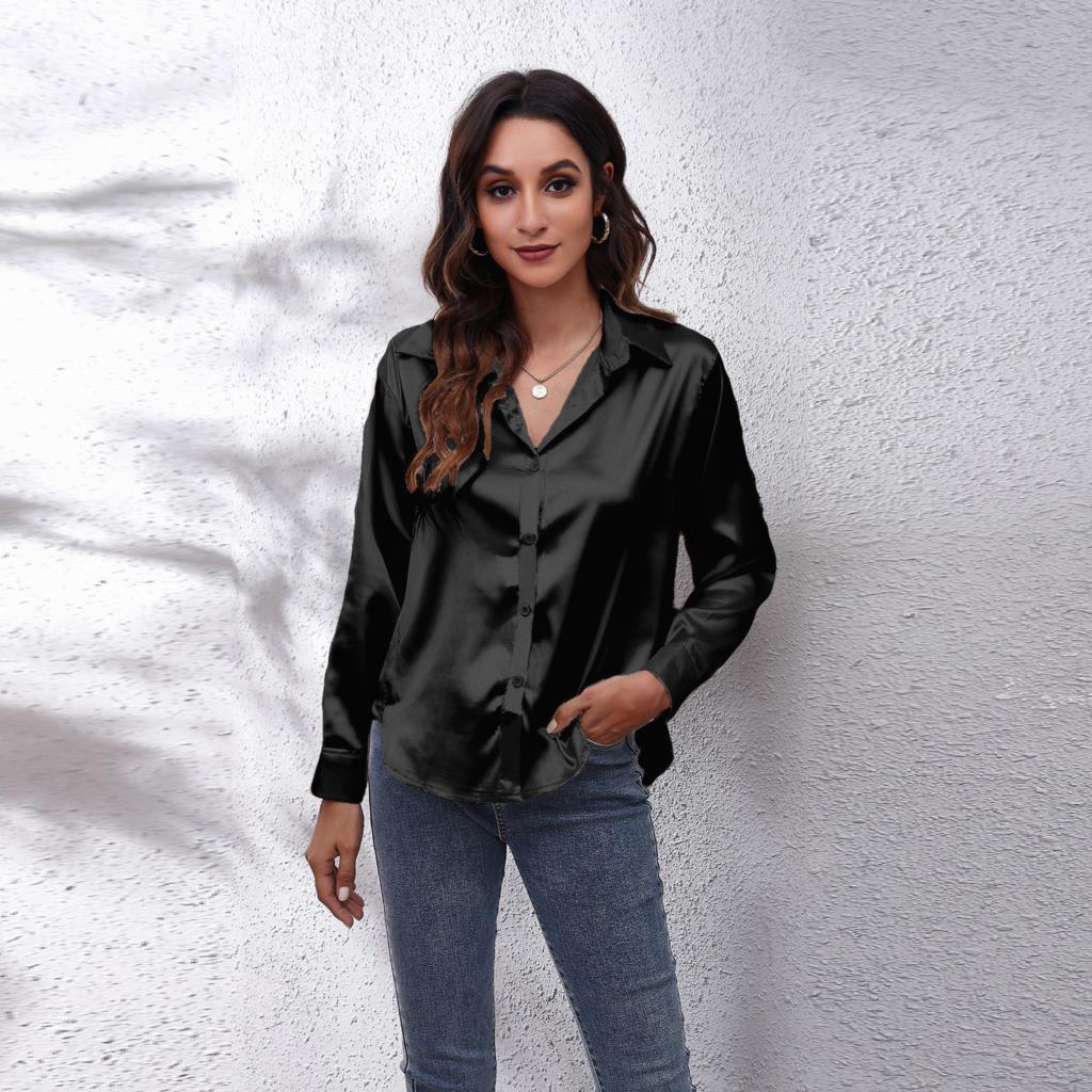 Maja – Satin Effect Blouse - Image 2