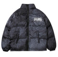 Men's Oversized Down Jacket with Eye-Catching Print - J&B; - 3 - Elvaroza.com
