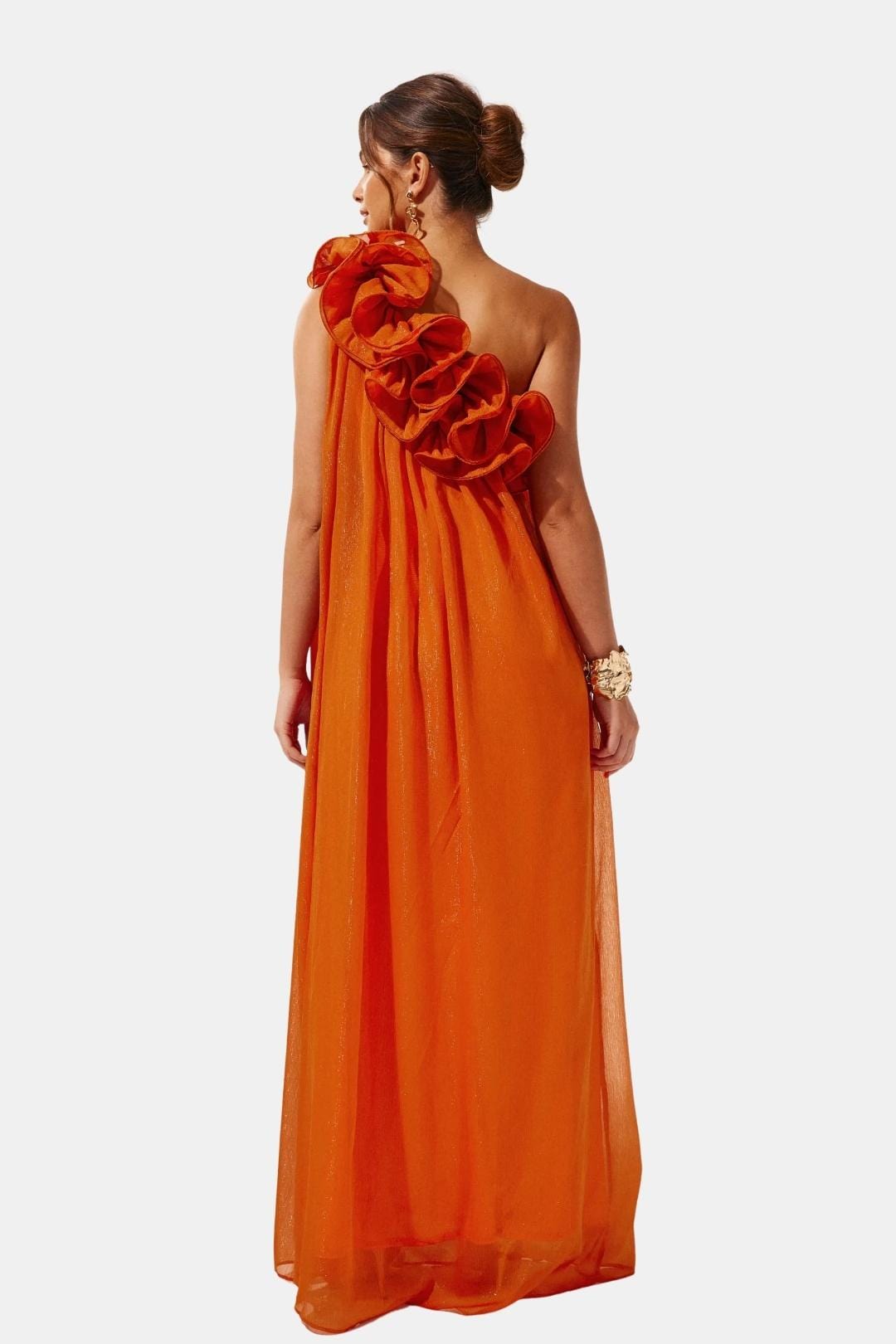 Andrea – One-shoulder Floral Dress - Image 3