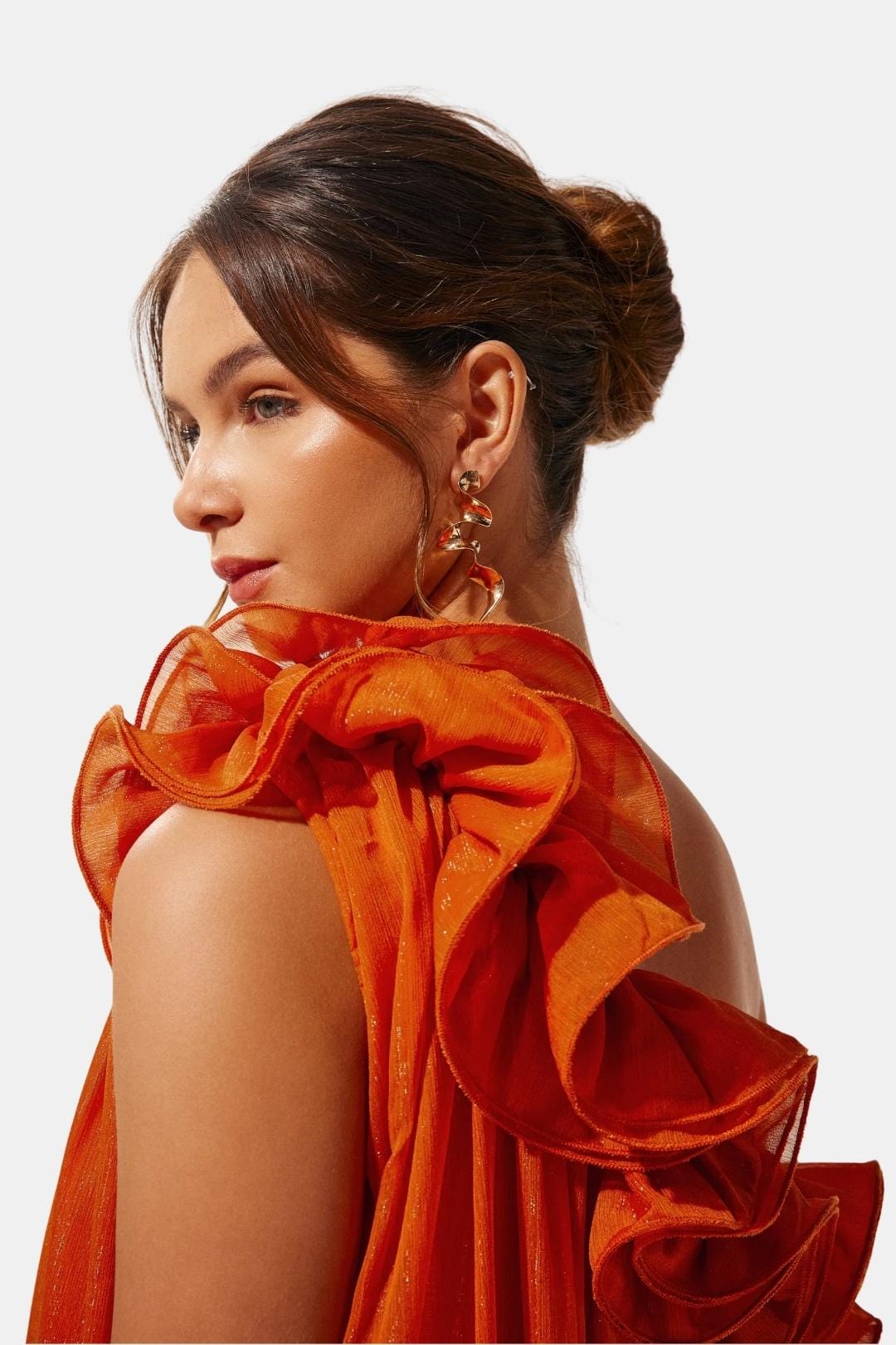 Andrea – One-shoulder Floral Dress - Image 5