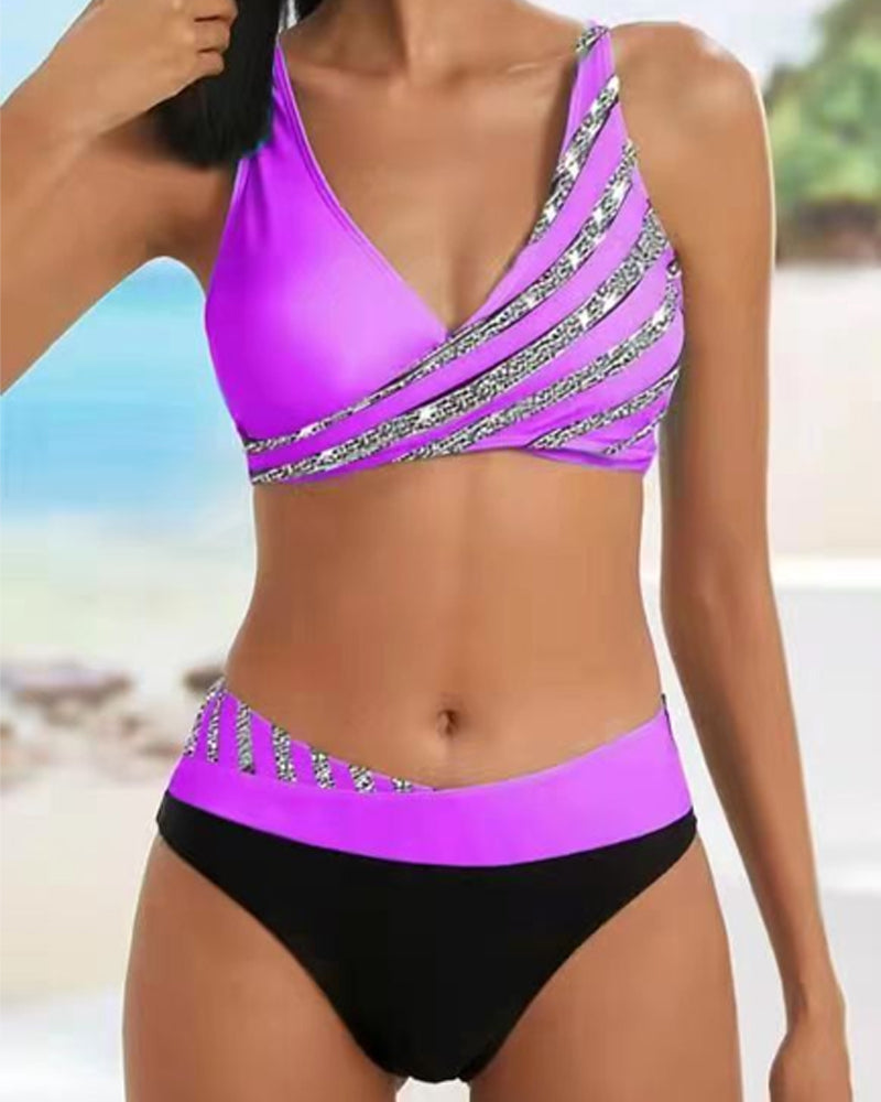 Annika – Printed Bikini in Warm Tones Bikini - Image 5