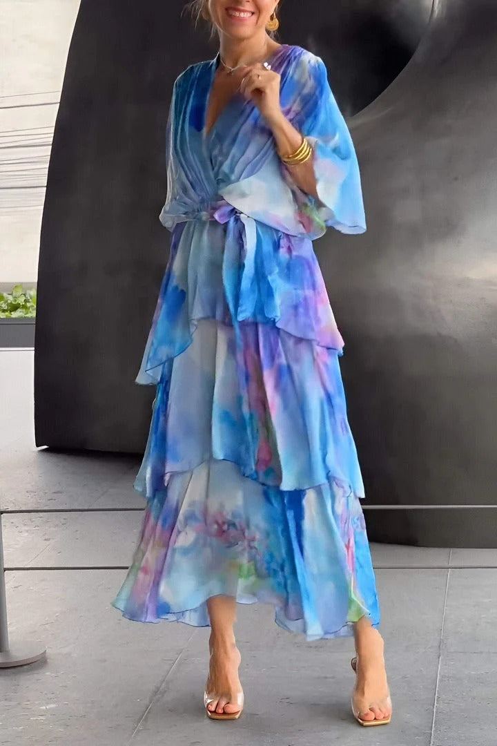 Theresa – Women Floral Print Maxi Dress - Image 2