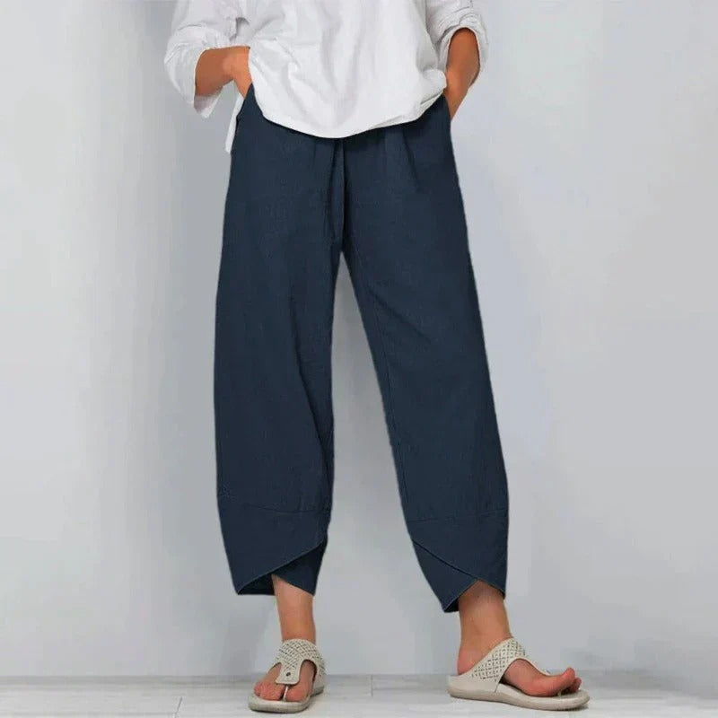 Kerstin – Cross-Hem Lantern Pants - Image 4