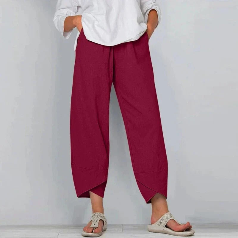 Kerstin – Cross-Hem Lantern Pants - Image 5
