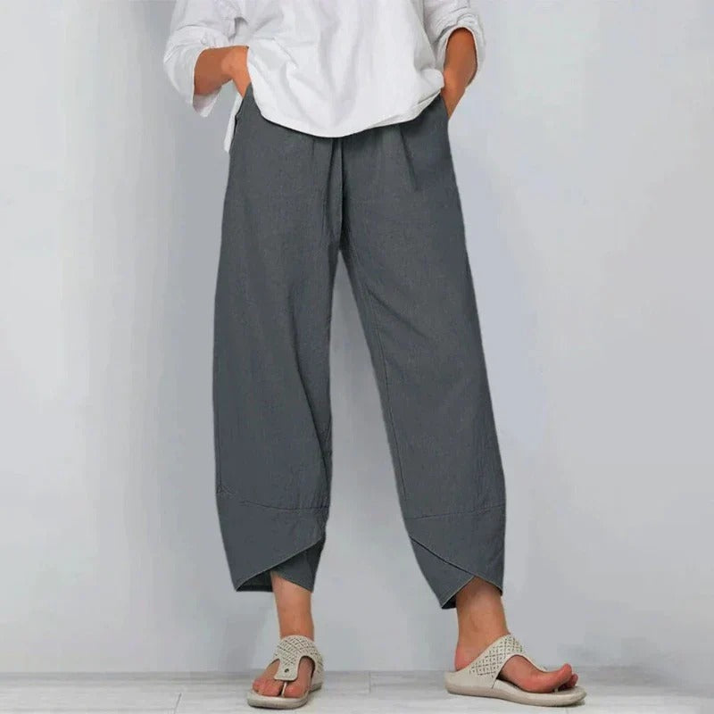 Kerstin – Cross-Hem Lantern Pants - Image 3