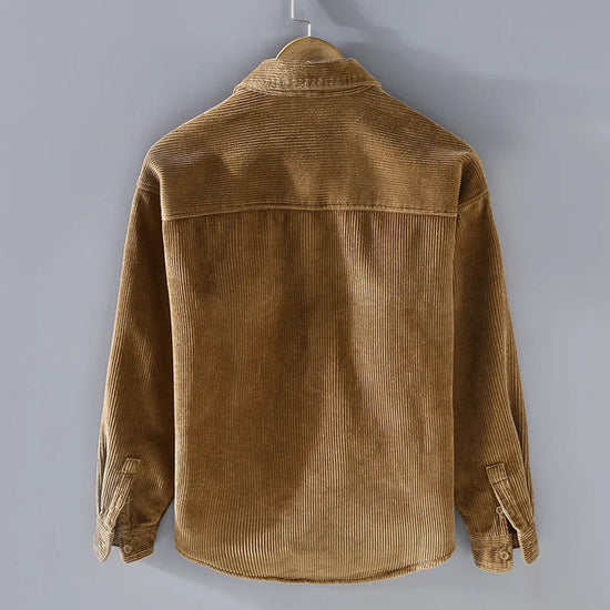 Men's Corduroy Jacket with Button Front and Two Pockets - J&B; - 5 - Elvaroza.com