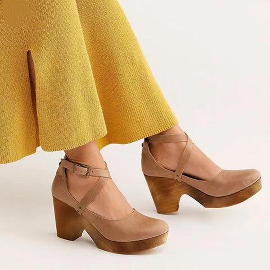 Erika – Women Wedge Heels with Closed Toe Shoes - Image 6