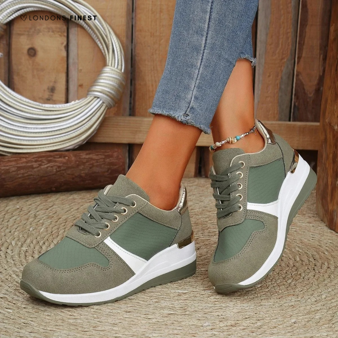 Julia – Women Casual Lace-Up Sneakers - Image 2