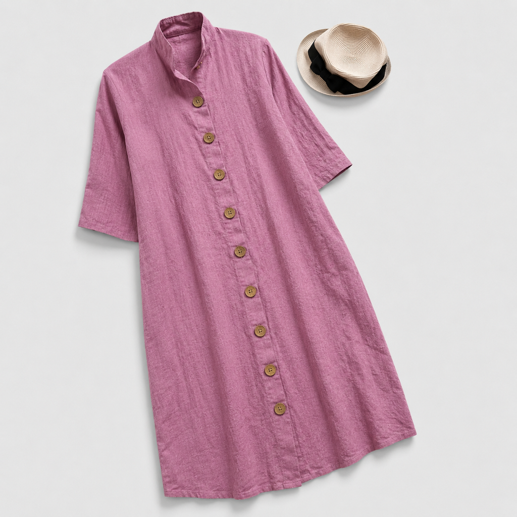 Chloe – Half-sleeved Shirt Dress - Image 3