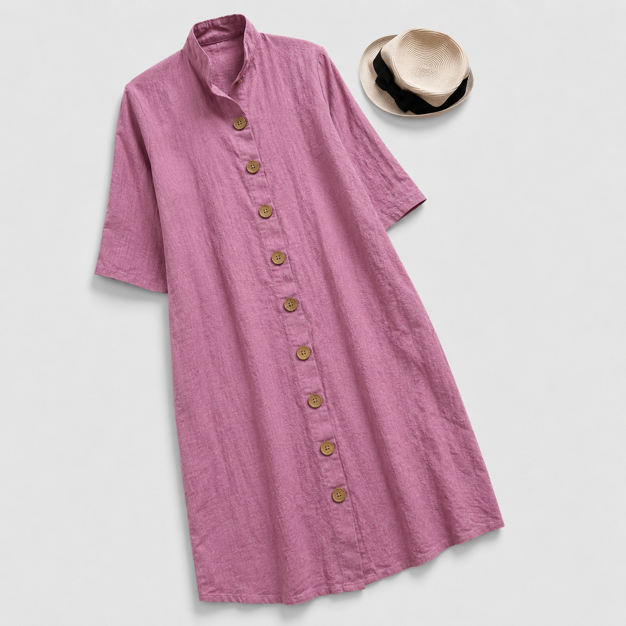Chloe – Half-sleeved Shirt Dress - Image 3