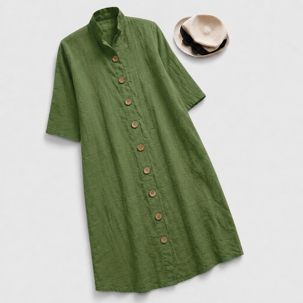 Chloe – Half-sleeved Shirt Dress - Image 4