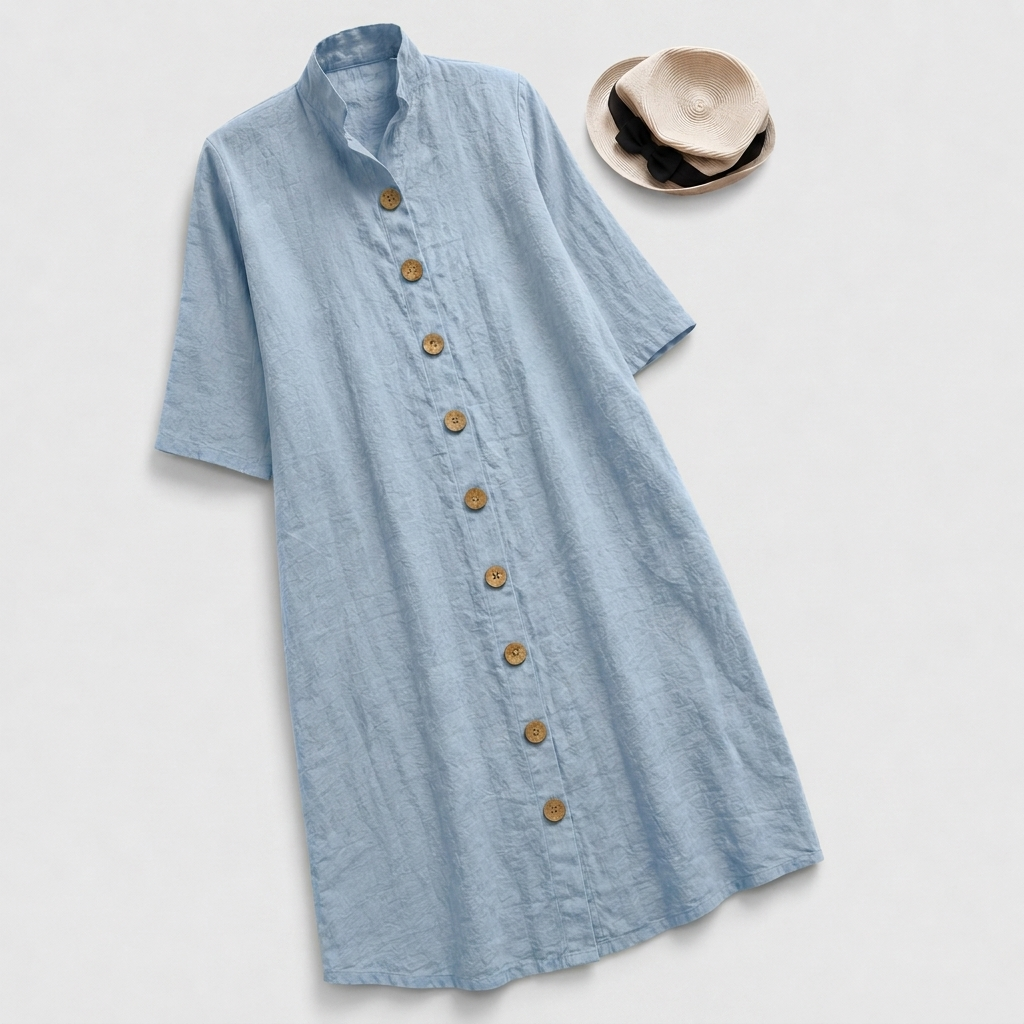 Chloe – Half-sleeved Shirt Dress - Image 6