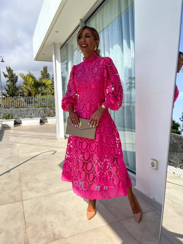 Verena – Elegant Lace Midi Dress - Image 4