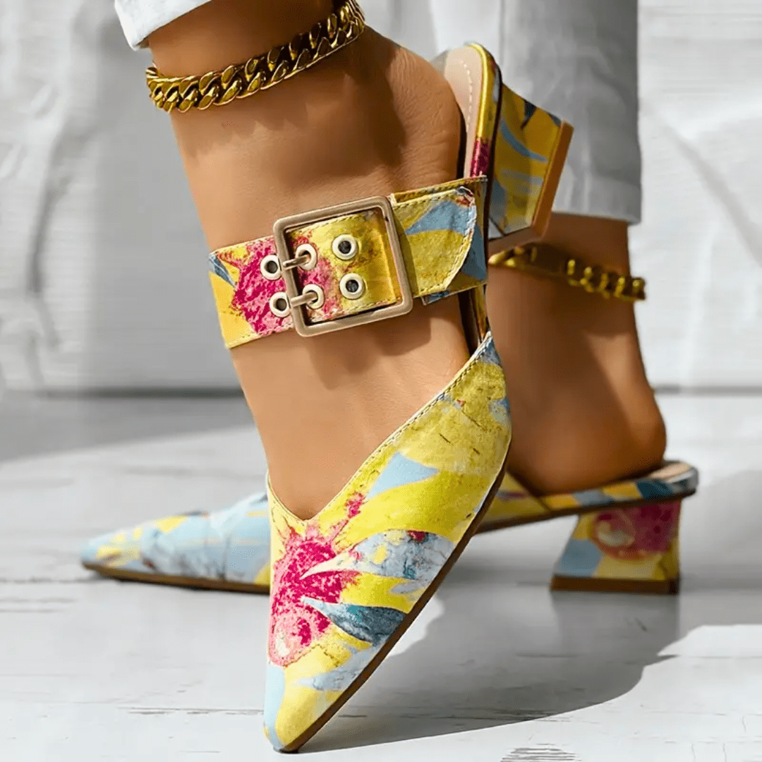Johanna – Elegant Heeled Mules - Image 3