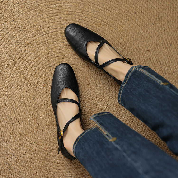 Renate – Elegant Mary Jane Flats - Image 5