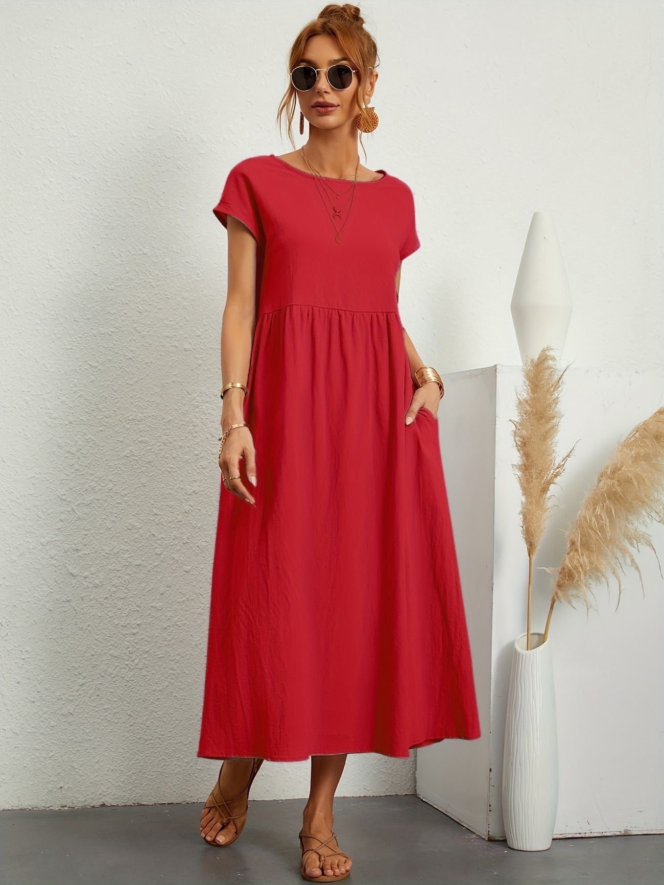 Leni – Women Casual Maxi Dress - Image 4
