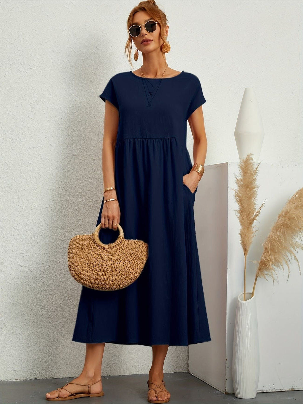 Leni – Women Casual Maxi Dress - Image 2