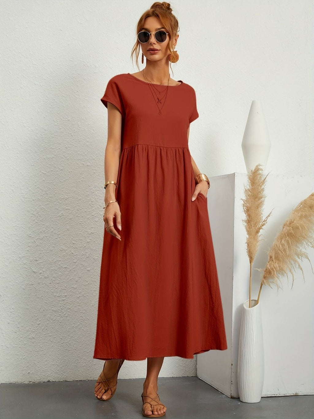 Leni – Women Casual Maxi Dress - Image 14
