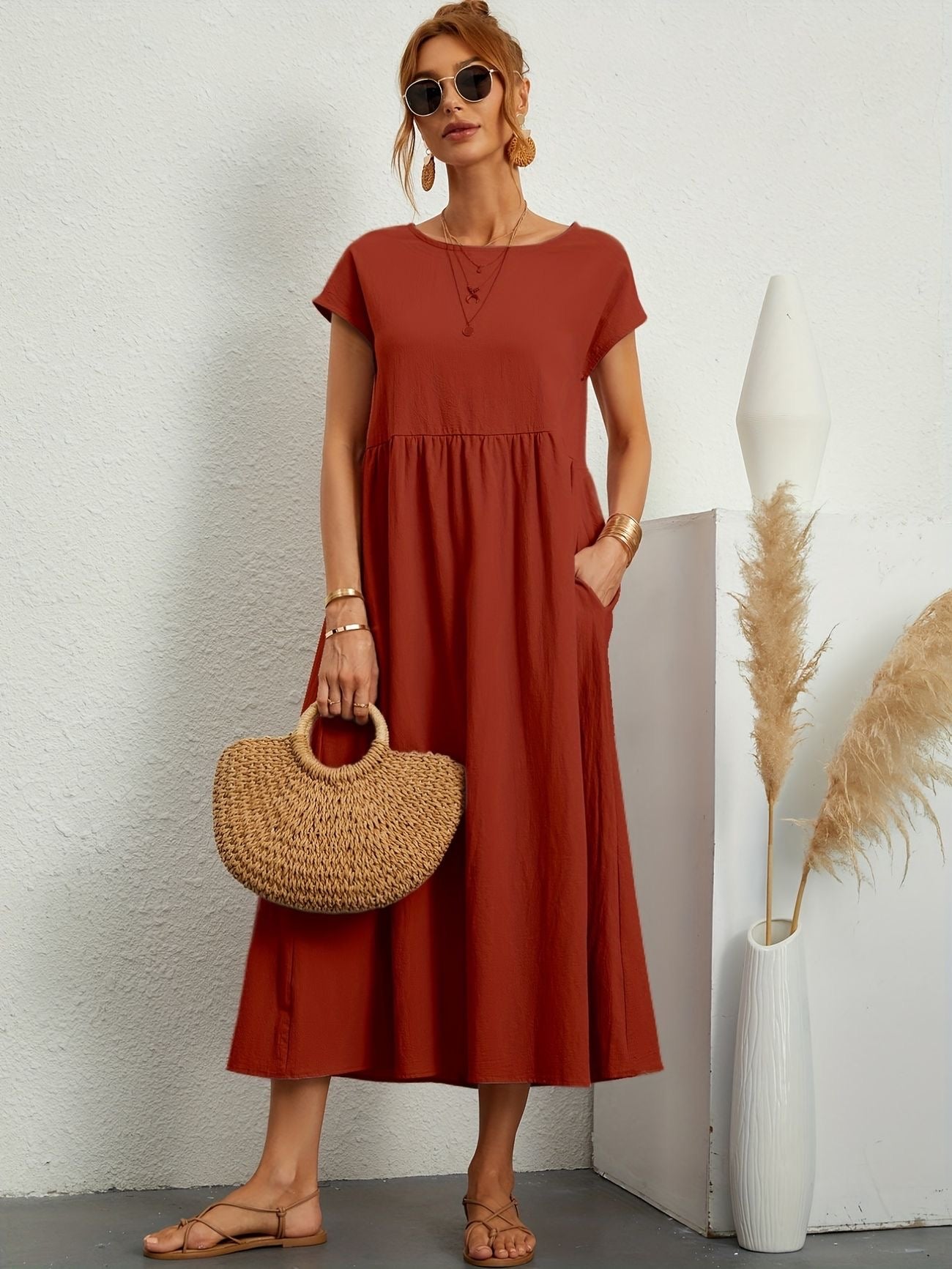 Leni – Women Casual Maxi Dress - Image 10