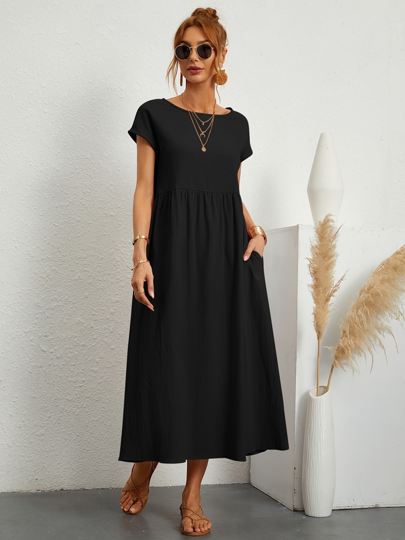 Leni – Women Casual Maxi Dress - Image 3