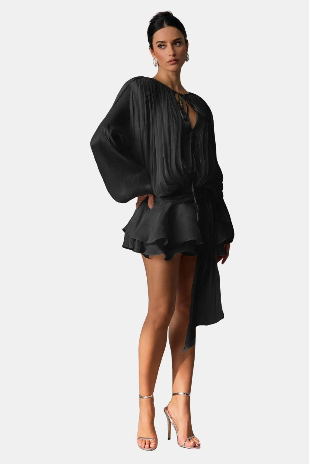 Emma – Pleated with Ruched Hem Dress - Image 15