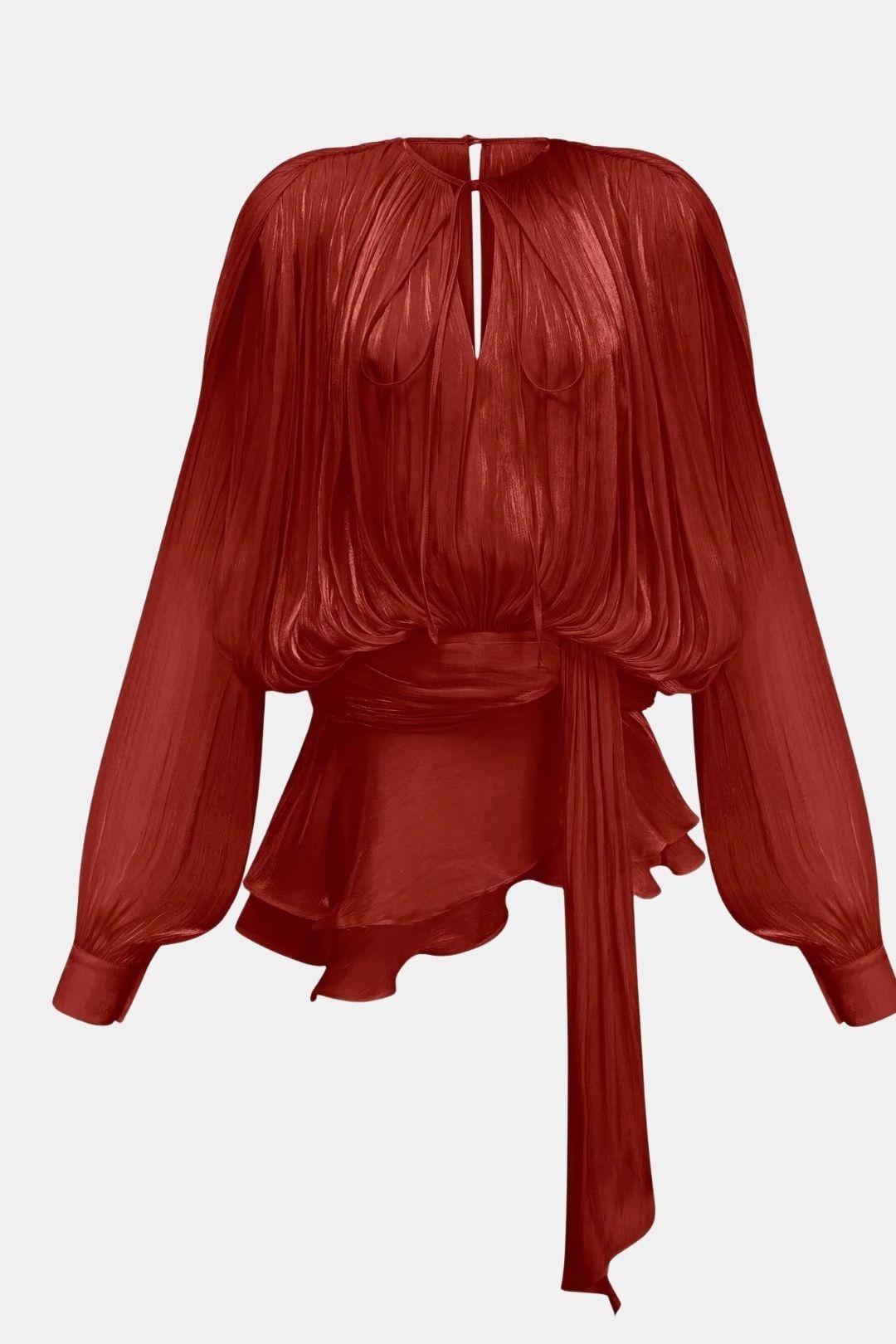 Emma – Pleated with Ruched Hem Dress - Image 4