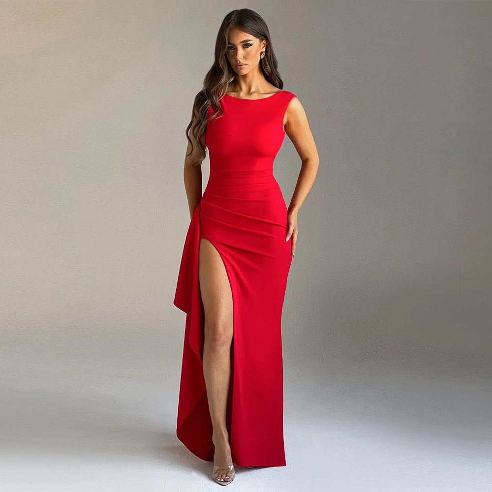 Marie – Elegant High Slit Dress - Image 2