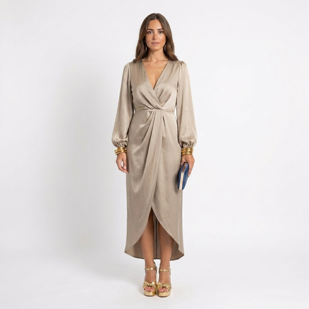 Hannah – Elegantes Wickelkleid für Damen - Image 5