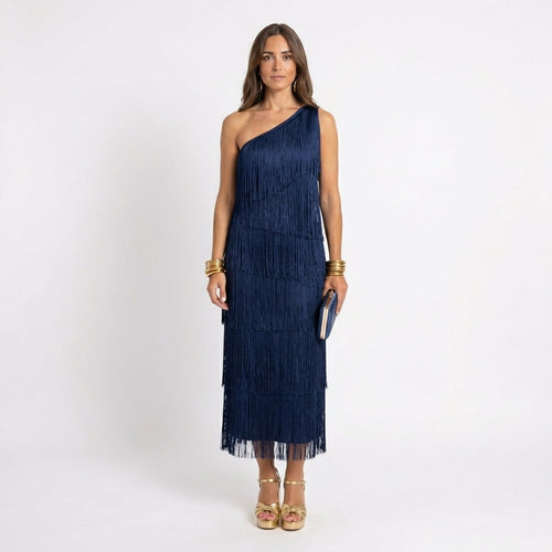 Annemarie – Elegant Fransenkleid für Damen - Image 1