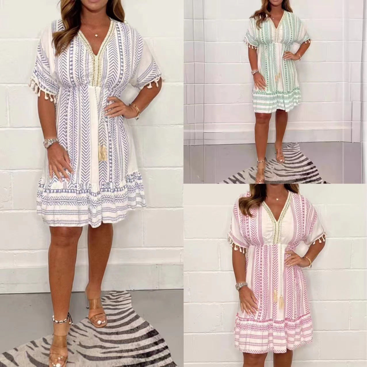 Bohemian Bliss Dress – Effortless Summer Elegance - Image 3