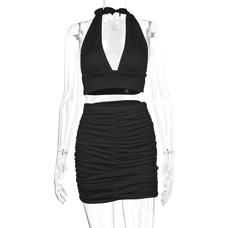 Charlotte – Halter Lace-up Hip Top Dress - Image 6