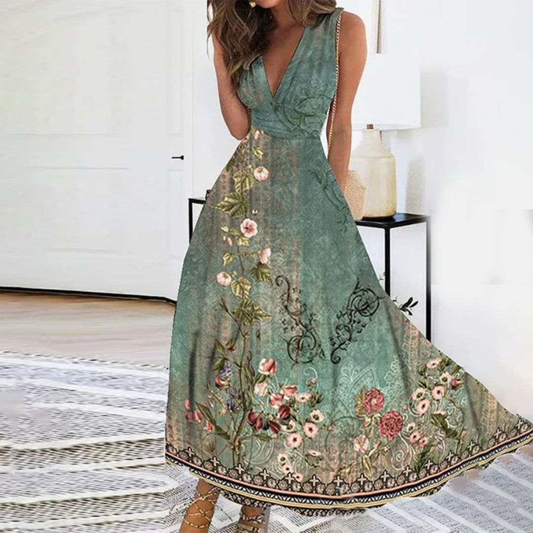 Ellie – Women Floral Maxi Dress - Image 2