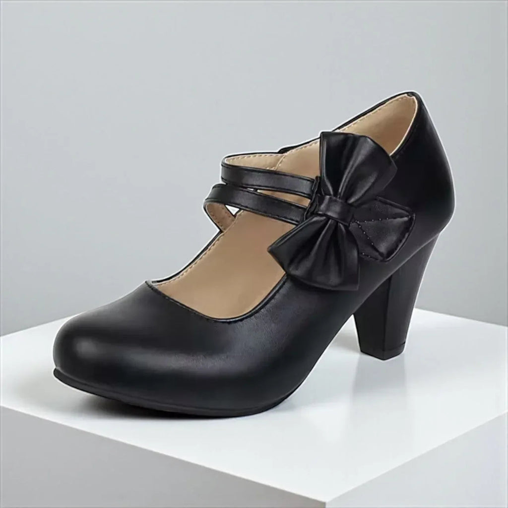 Elise – Elegant Bow Detail Heels - Image 15