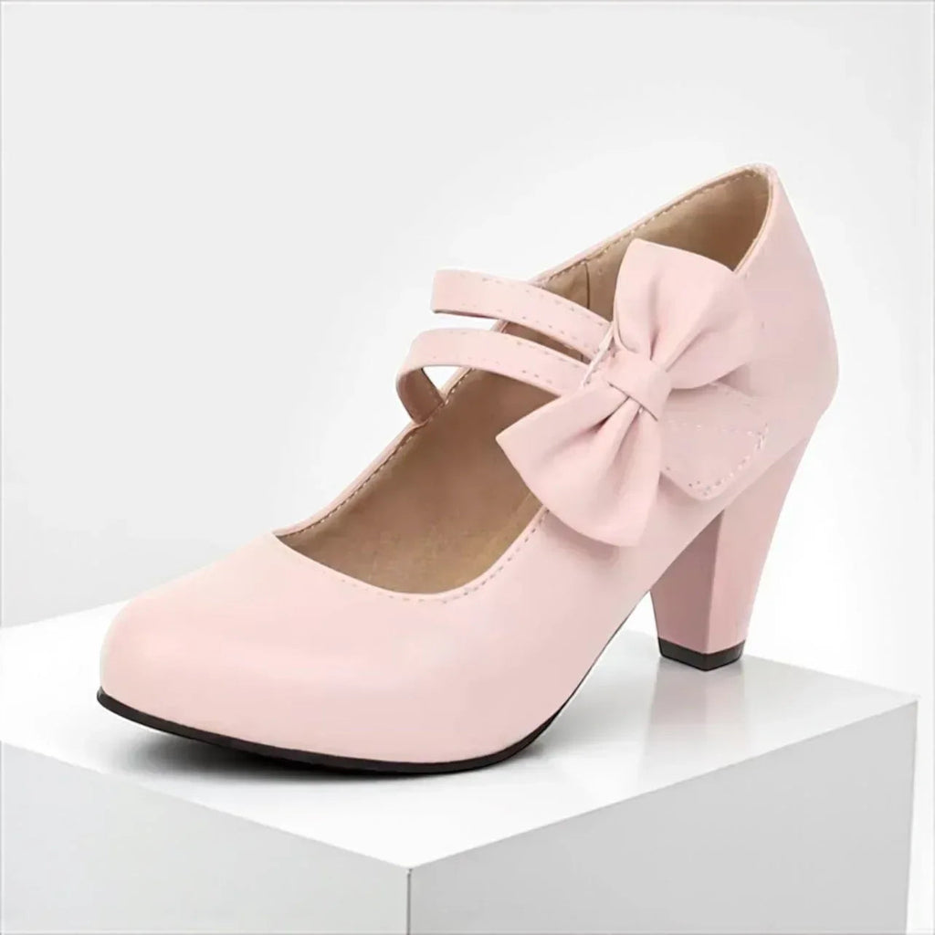 Elise – Elegant Bow Detail Heels - Image 13