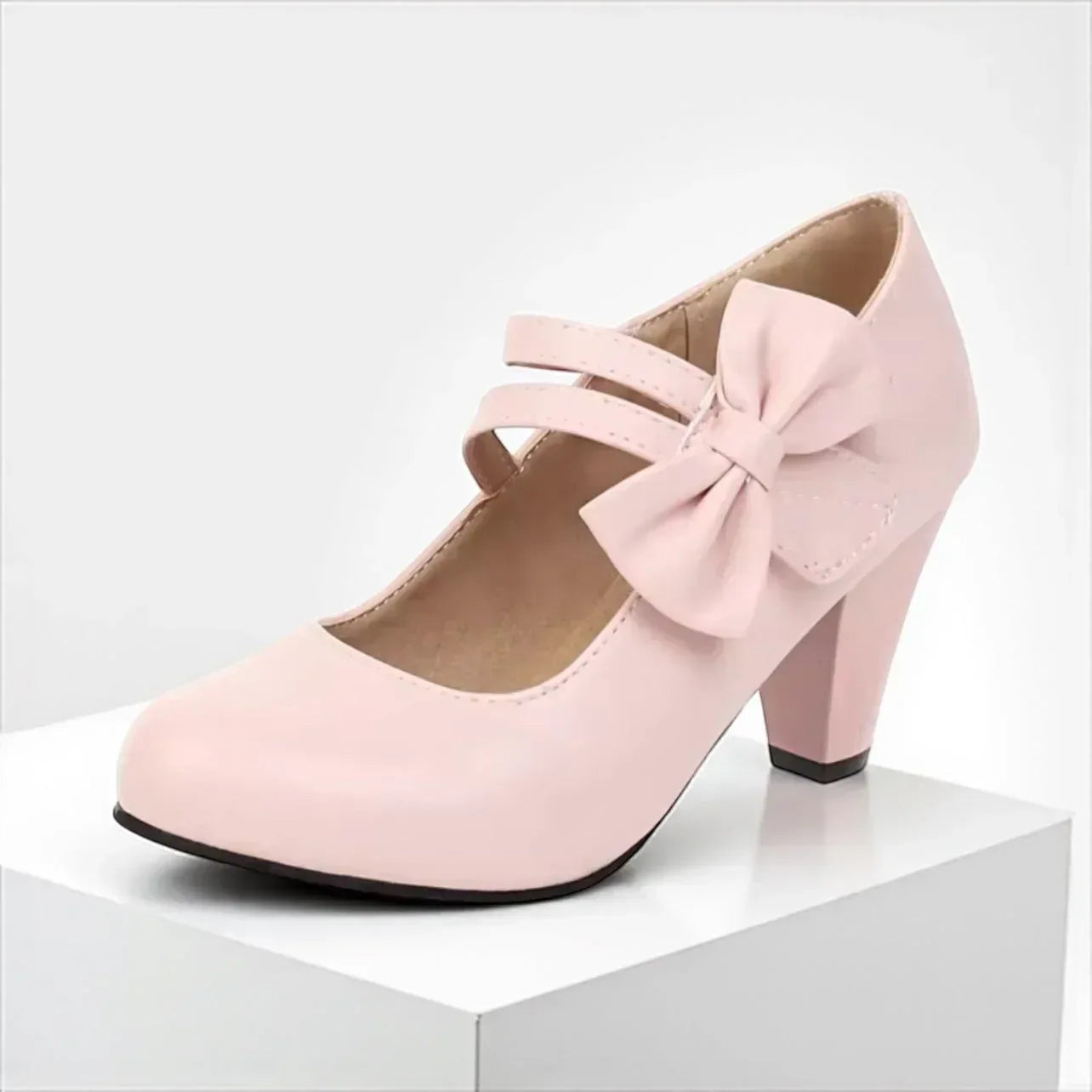 Elise – Elegant Bow Detail Heels - Image 13