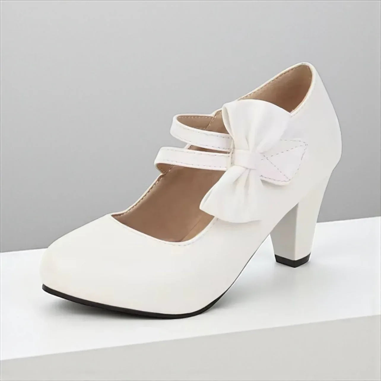 Elise – Elegant Bow Detail Heels - Image 14