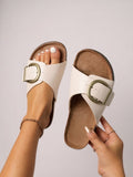 Chloe – Women Cushioned Buckle Sandals - Image 2