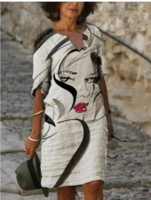Clara – Women Floral Print Casual Dress - Image 6