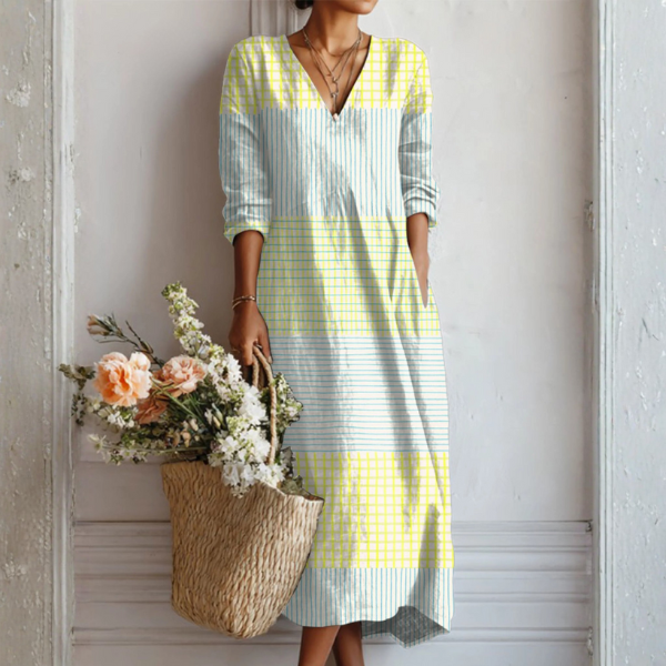 Andrea – Elegant Crisp Summer Dress - Image 1