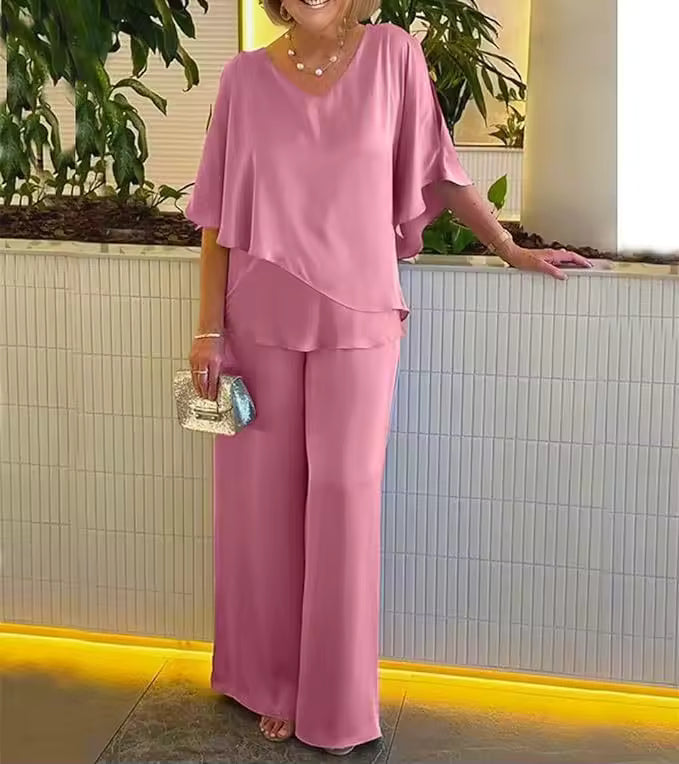 Monika – Women Elegant Layered Jumpsuit - Image 3