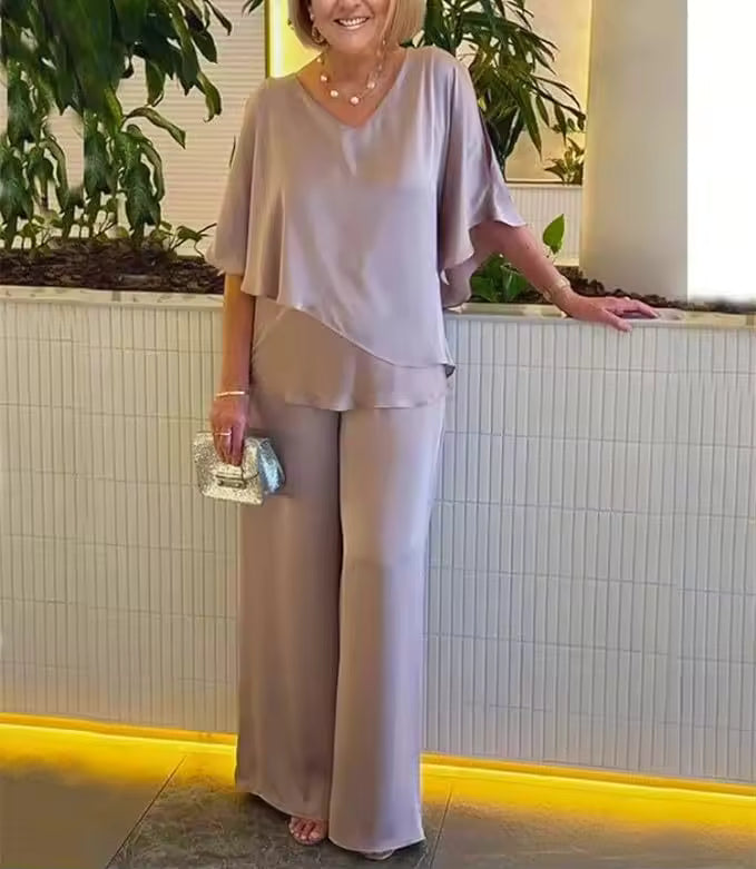 Monika – Women Elegant Layered Jumpsuit - Image 4