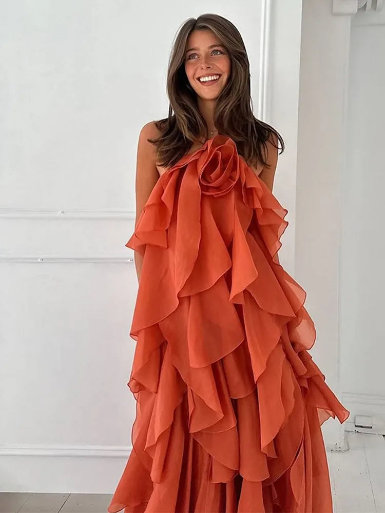 Annika – Layered Ruffle Dress - Image 1