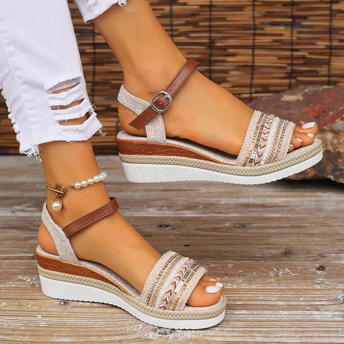 Amelie – Women Wedge Sandals - Image 1
