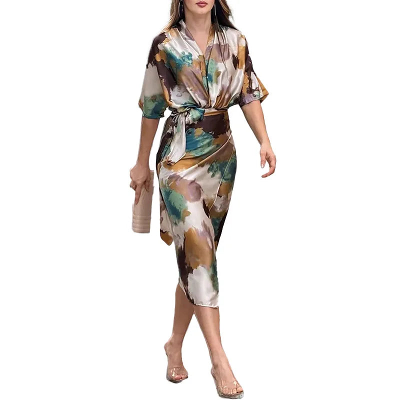 Mia – Floral Wrap Dress - Image 5