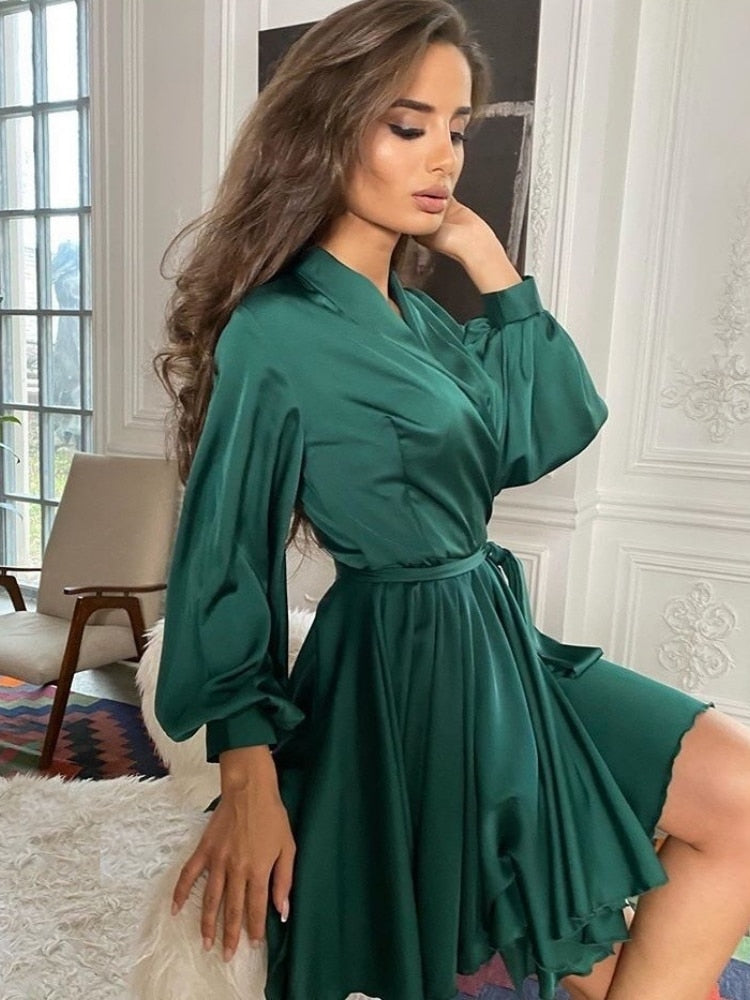 Emma – Elegant Wrap Dress - Image 6