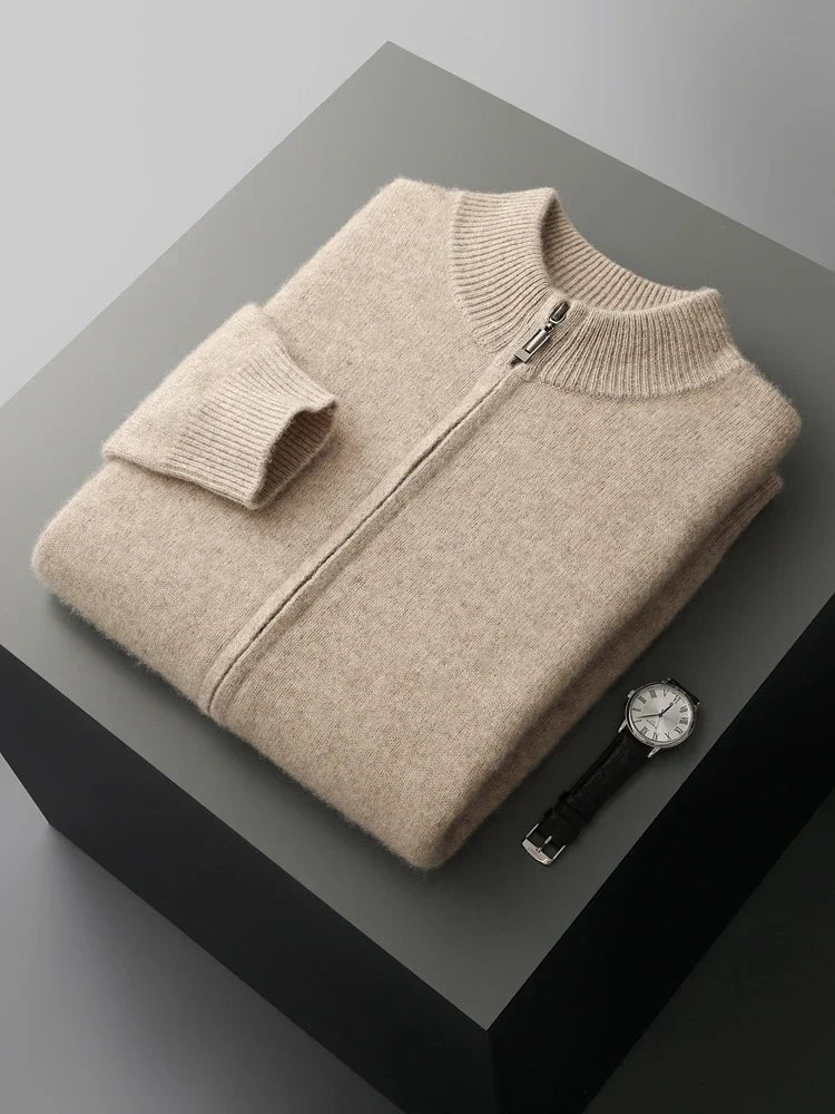 Men's bomber jacket with a soft texture and front zipper - J&B; - 14 - Elvaroza.com