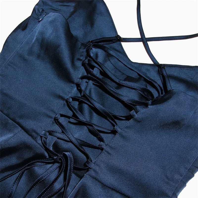 Anja –  Shoulder-Strap Long Split Dress - Image 15