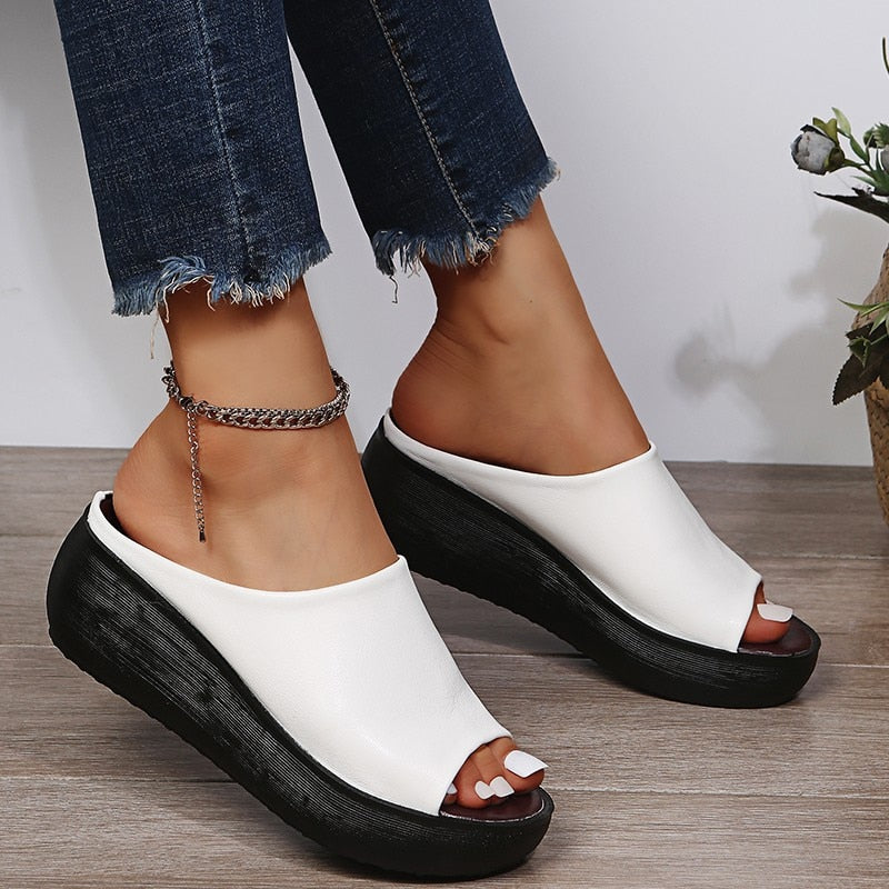 Theresa – Women Open-Toe Slide Sandals - Image 2