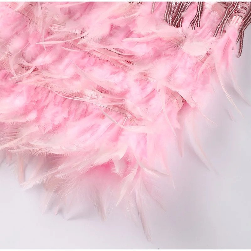 Mila – Women Fringe Detail Evening Dress - Image 13