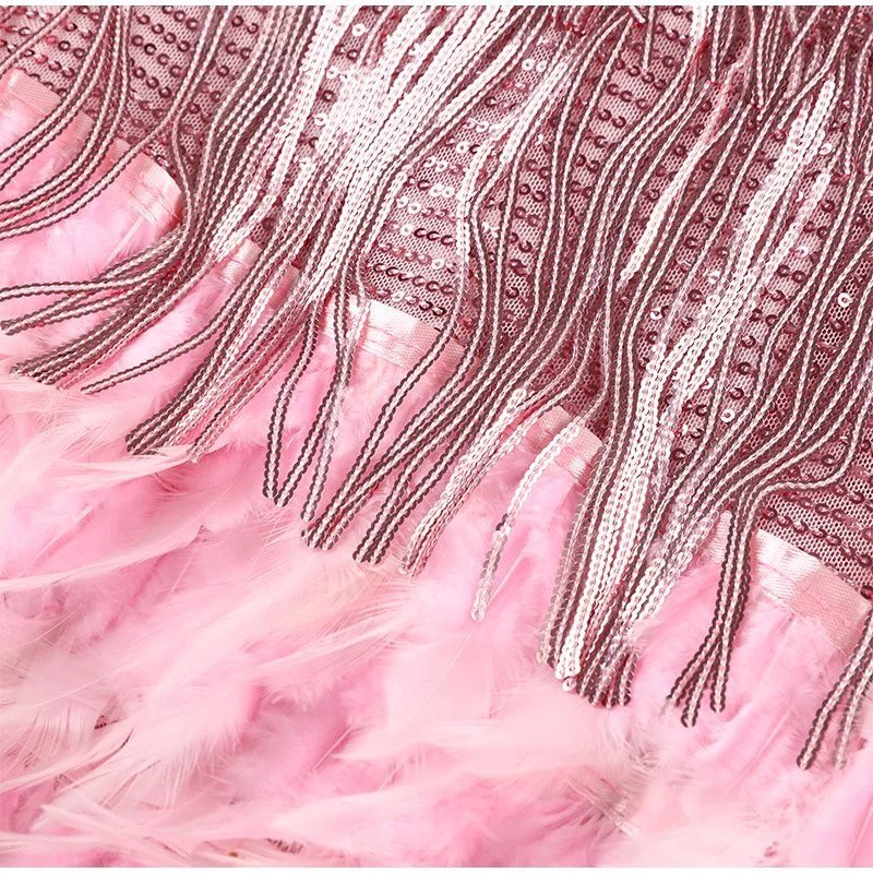 Mila – Women Fringe Detail Evening Dress - Image 14